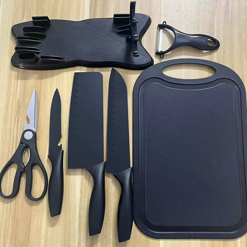 7pcs Kitchen Silicone Knife Set — view 2
