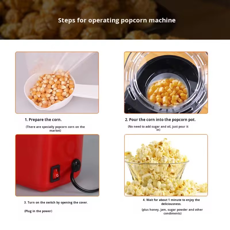 Mini Popcorn Machine — view 6