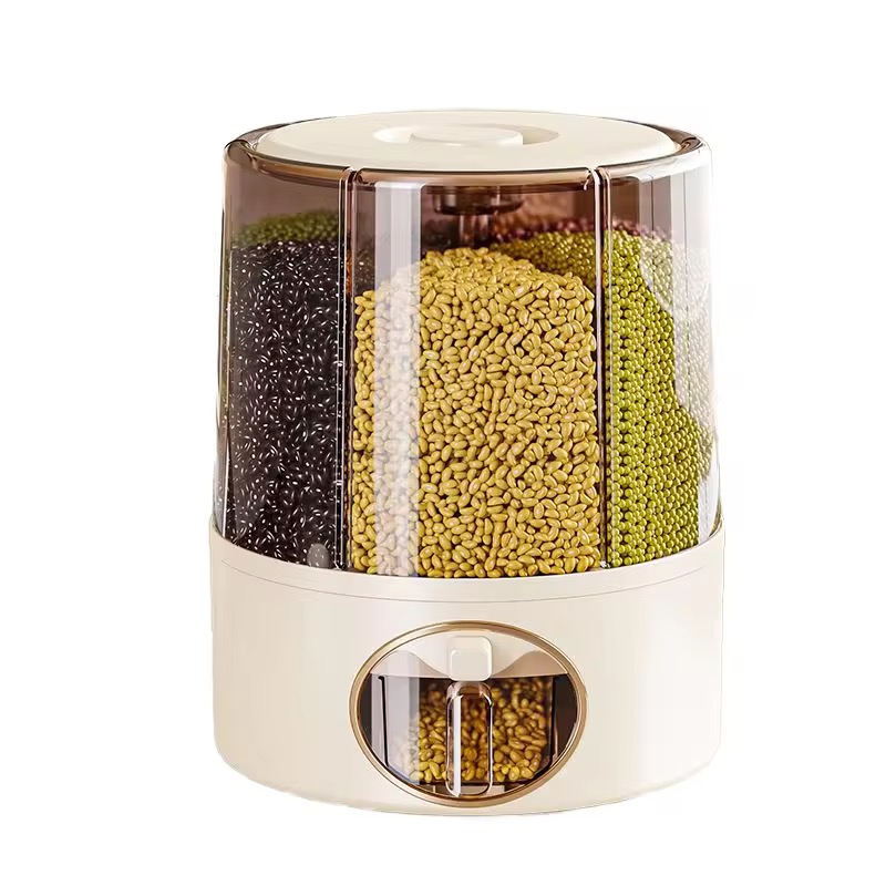 Rotating Dispenser for Multiple Grains — view 3
