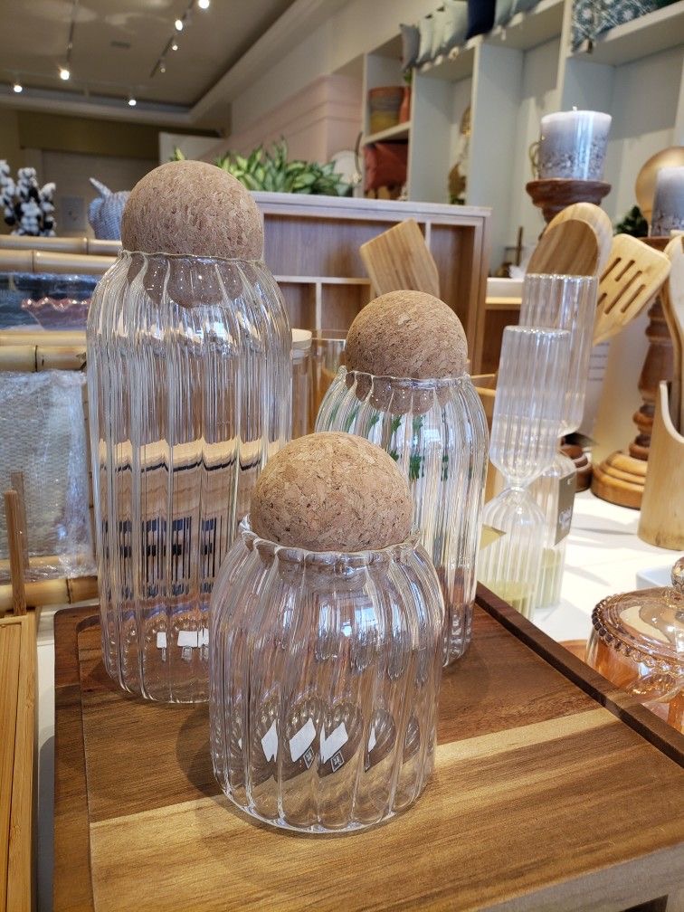 3pcs Transparent Jar Set — view 4