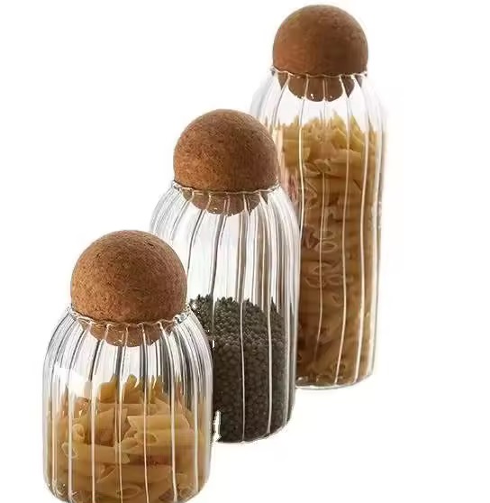 3pcs Transparent Jar Set — view 2