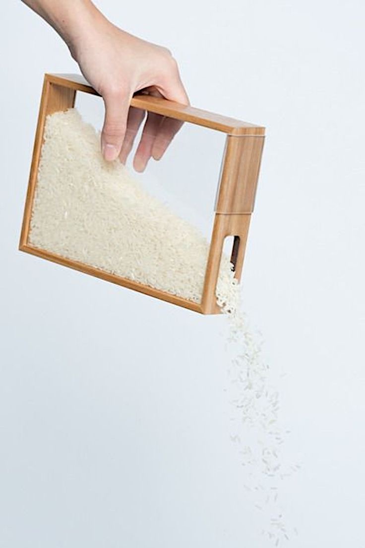 Bamboo Square Storage Container with sliding Lid — view 3