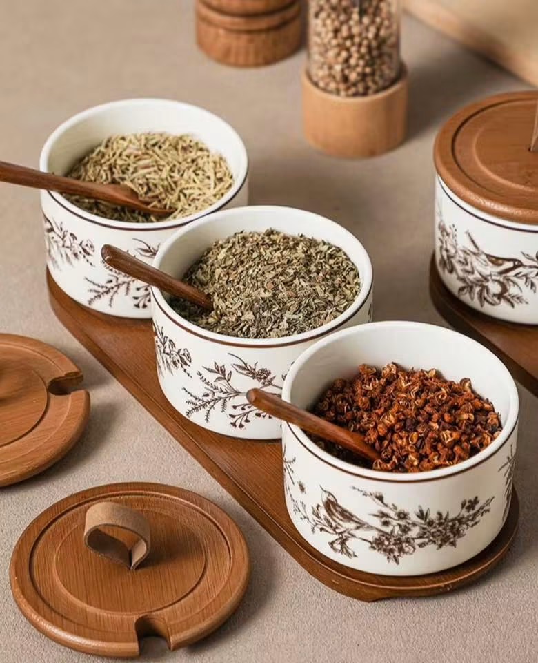 3pcs ceramic jar set — view 2