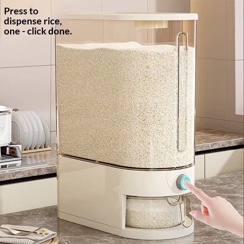 Airtight Grain Storage Dispenser with Measuring cup - Big (10kg) — view 3