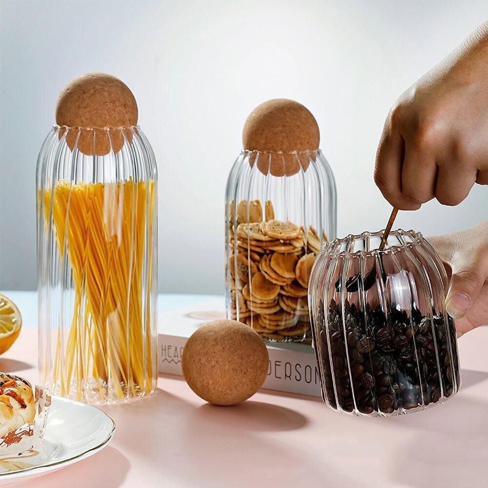 3pcs Transparent Jar Set — view 3