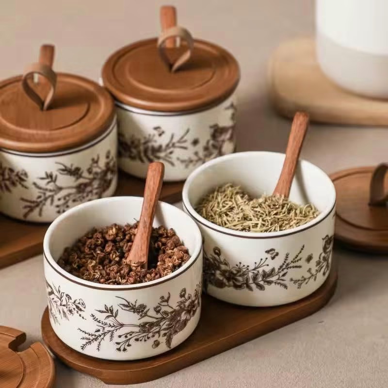 3pcs ceramic jar set — view 6